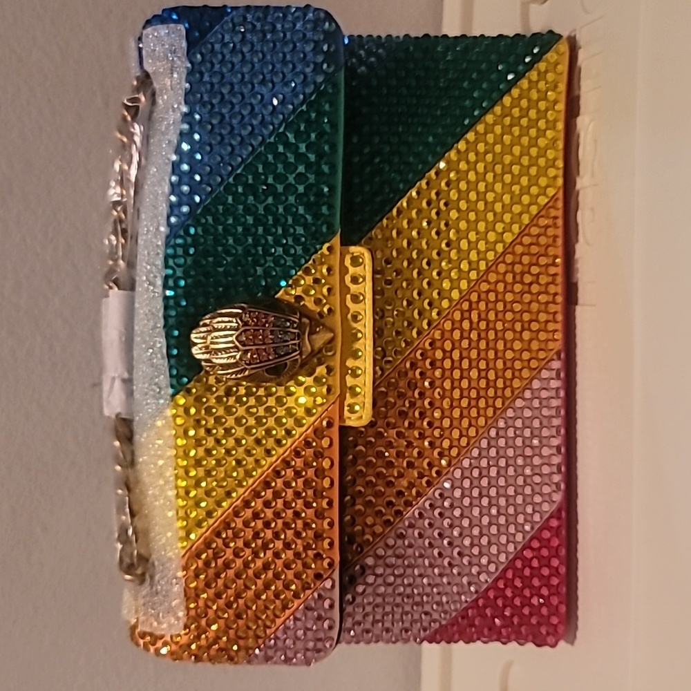 - Mini Kensington Crystal Shoulder KURT GEIGER LONDON - Picture 1 of 16